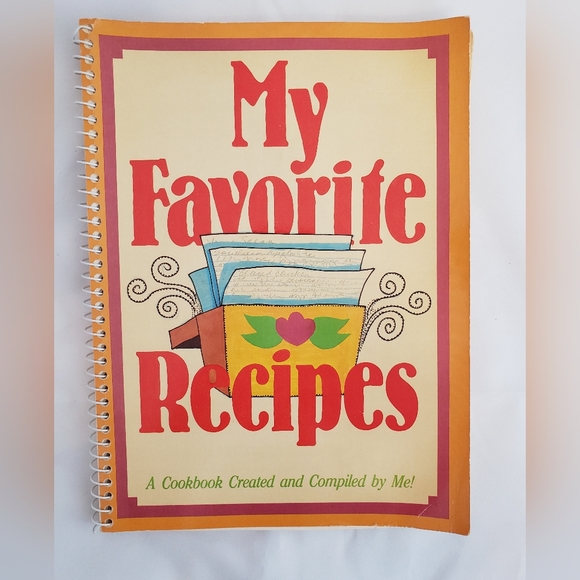 Vintage 'My Favorite Recipes' Spiral-Bound Cookbook - Picture 1 of 5